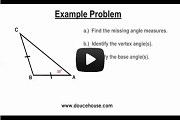 Isosceles Triangles Video Link